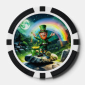 Grappige gelukkige kabouter poker chips (Voorkant)