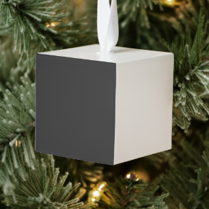 Grappige Gelukkige Kleine Bomen Cadeaus Kamperen  Kubus Ornament