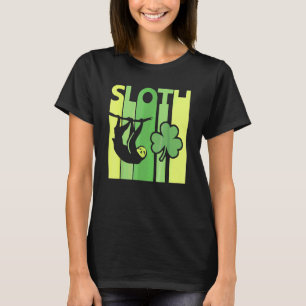 Grappige Gelukkige Luiaard St. Patrick's Dag Iers T-shirt
