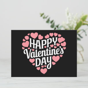 Grappige Gelukkige Valentijnsdag Hart Liefde Valen Feestdagenkaart