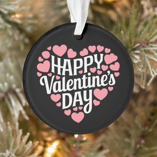 Grappige Gelukkige Valentijnsdag Hart Liefde Valen Ornament (Boom)