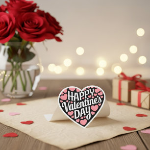 Grappige Gelukkige Valentijnsdag Hart Liefde Valen Sticker