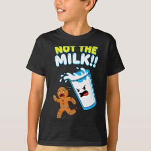 Grappige Gemberkoek Man Niet De Melk Pun Koekjes V T-shirt