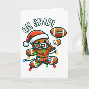 Grappige Gemberkoek Man Pyjama En Pjs Kerst Xmas Kaart