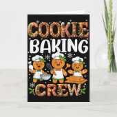 Grappige Gemberkoekliefhebbers Koekjes Bakploeg Ke Kaart (Voorkant)