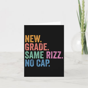 Grappige Gen Z Terug naar school Nieuwe klas zelfd Kaart