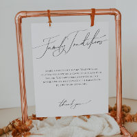 Grappige genderneutrale familietradities tekenen