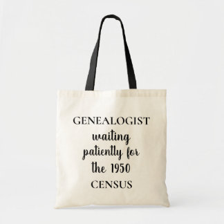 Grappige Genealogie Genealoog Volkstelling Tote Bag