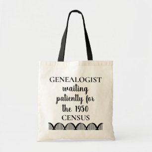 Grappige Genealogie Genealoog Volkstelling Tote Bag