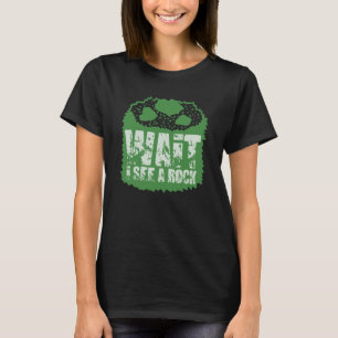Grappige geologie - wacht, ik zie een steen t-shirt