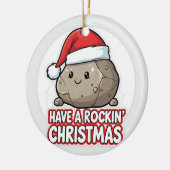 Grappige geoloog keramisch ornament (Links)