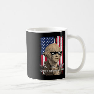 Grappige George Washington Belast Dit D 4 juli 202 Koffiemok