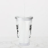 Grappige gepensioneerde arts stethoscoop tekst acryl drinkbeker (Rechts)