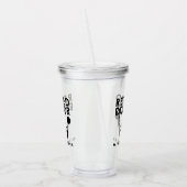 Grappige gepensioneerde arts stethoscoop tekst acryl drinkbeker (Links)