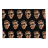 Grappige gepersonaliseerde gezichtsfoto kussensloop (Voorkant)