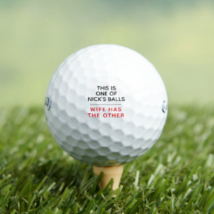 Grappige gepersonaliseerde golfballen - verloren b