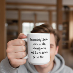 Grappige gepersonaliseerde koffiemok – Aangepaste