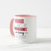 Grappige gepersonaliseerde Mahjong Mok (Voorkant links)