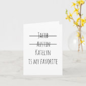 Grappige gepersonaliseerde Moederdagkaart  Kaart (Gele Bloem)