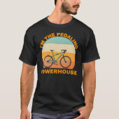 Grappige gepersonaliseerde naam paar fietsen t-shirt (Voorkant)