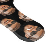 Grappige gepersonaliseerde uitsnede gezichtsfoto snijplank (Hoek)