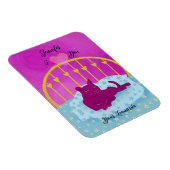 Grappige gepersonaliseerde Valentijn Ik hart je va Magneet (Rechterzijde)