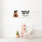 Grappige gepersonaliseerde verjaardagsfeestje aang spandoek (Insitu)