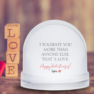 Grappige geschenken voor man of vrouw Vay Red Lips Sneeuwbol
