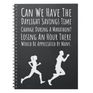 Grappige geschenken voor marathonlopers die 10k ci notitieboek