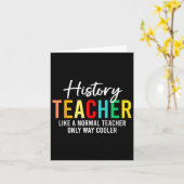 Grappige geschiedenis leraar definitie terug naar  kaart (Gele Bloem)