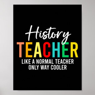 Grappige Geschiedenis Leraar Definitie Terug naar Poster