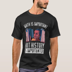 Grappige Geschiedenisleraar Zwarte Geschiedenisdoc T-shirt