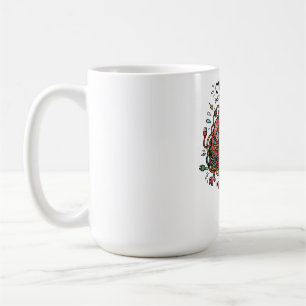 Grappige Gestresseerde Hersenen Overbelasting Verw Koffiemok