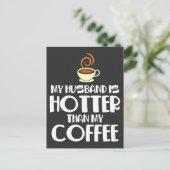 Grappige Getrouwde Koppel Humor Hete Echtgenoot Briefkaart (Staand voorkant)
