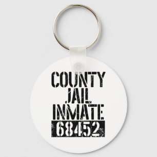 Grappige Gevangenis Mannen Vrouwen Kleding Gevange Sleutelhanger
