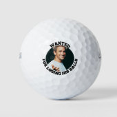Grappige Gewenste Citaat Foto Verloren Golfballen (Voorkant)