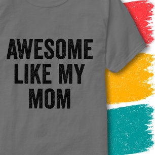 Grappige gezinscitaat vintage geweldig zoals mijn  t-shirt