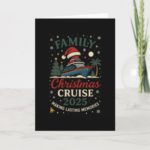 Grappige gezinskerstcruise 2025 Feestelijke reis Kaart