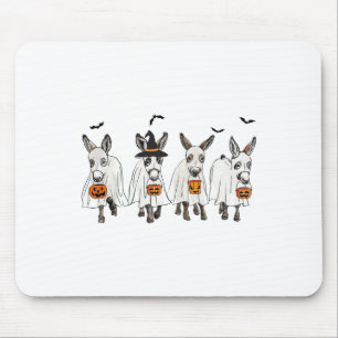 Grappige Ghost Donkey Hallowen Donkey Lover Boer H Muismat