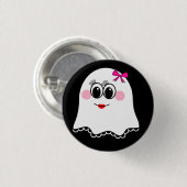 Grappige Ghost emoji! Ronde Button 3,2 Cm (Voorkant /achterkant)