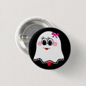 Grappige Ghost emoji! Ronde Button 3,2 Cm (Voorkant /achterkant)