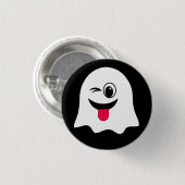 Grappige Ghost emoji! Ronde Button 3,2 Cm (Voorkant /achterkant)