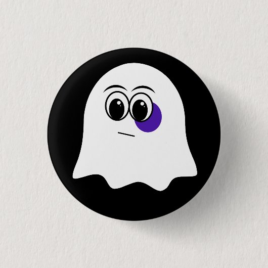 Grappige Ghost emoji! Ronde Button 3,2 Cm (Voorkant)