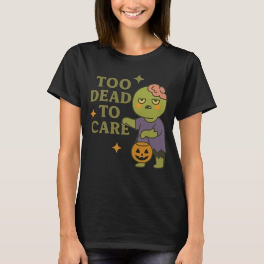 Grappige Ghost Halloween Vibes T-shirt (Voorkant)