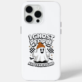 Grappige Ghost iPhone Case - Ik spook mensen het h