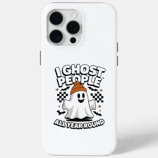 Grappige Ghost iPhone Case - Ik spook mensen het h