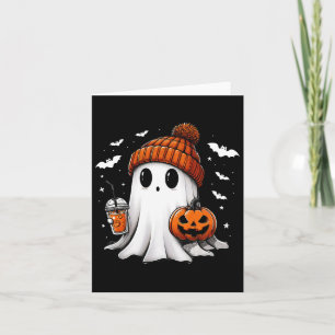 Grappige Ghost Pumpkin Jack O Latern Spooky Season Kaart