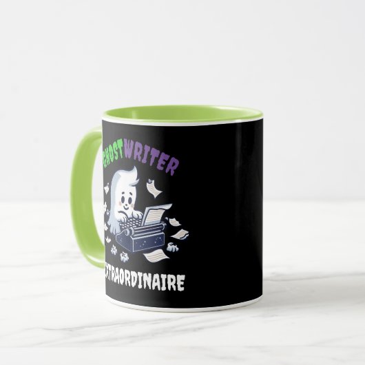 Grappige Ghost Writer Extraordinaire Schattigee Gh Mok (Voorkant links)