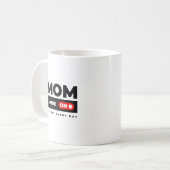 Grappige giftful moeder mode aan – vet ontwerp koffiemok (Voorkant links)