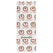 Grappige Gin-gle Bells Kerstfles Wijn Cadeautas (Achterkant)